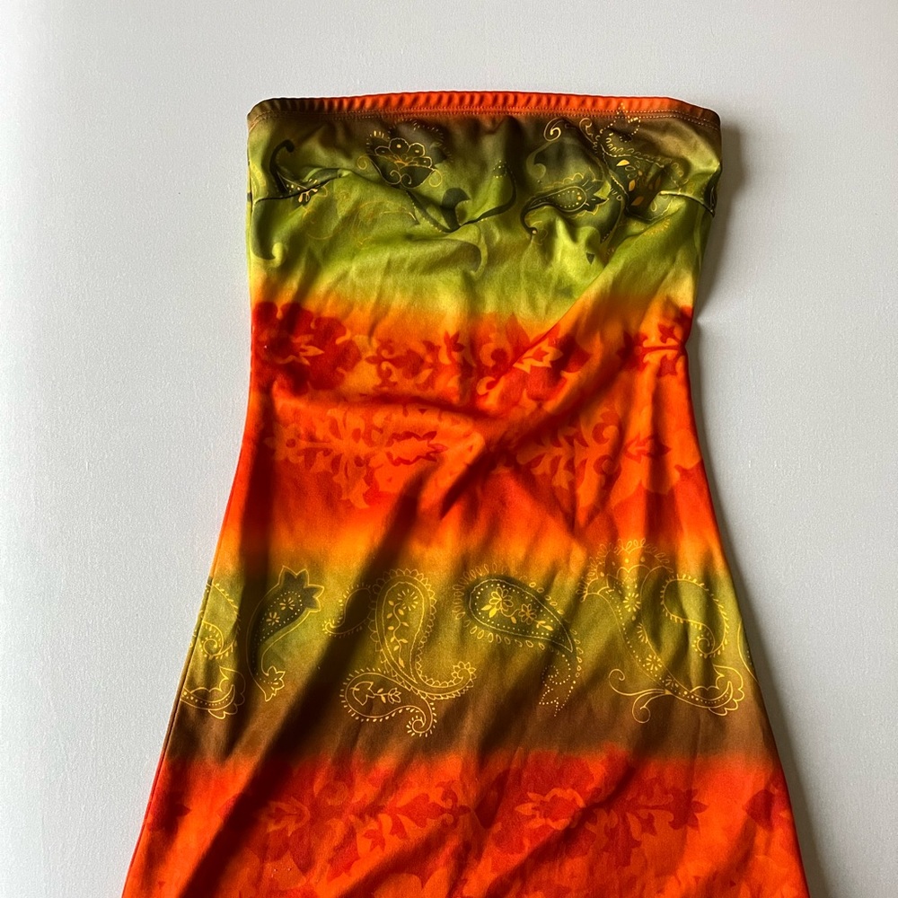 Multi colored tube dress